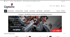 Desktop Screenshot of captains.se